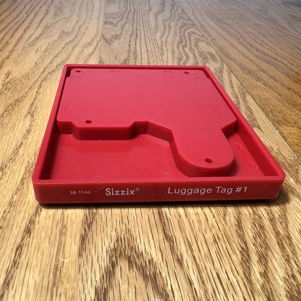 Sizzix Originals Steel Rule Die TAG LUGGAGE  #38-1146